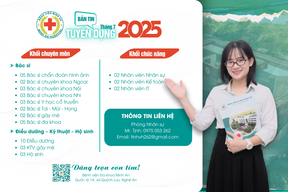 TUYỂN DỤNG THÁNG 7 NĂM 2025