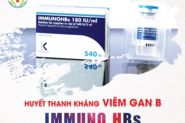 Huyết thanh viêm gan B (ImmunoHBs) hiện đã có tại BVĐK Minh An