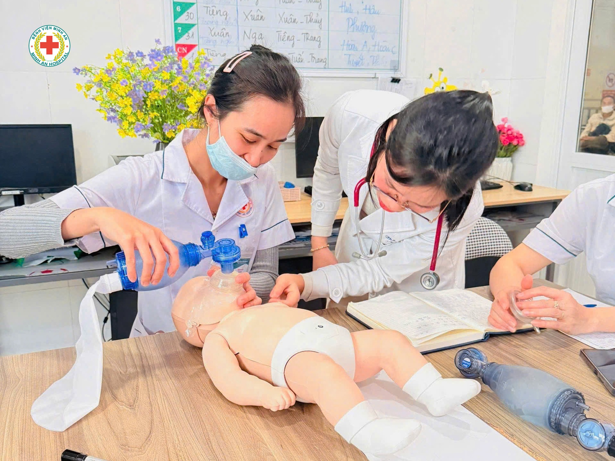 🌱 CẬP NHẬT KIẾN THỨC – ĐÀO TẠO TẠI CHỖ VỀ HỒI SỨC TRẺ SƠ SINH (NLS) 🌱