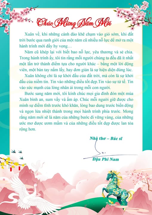 🌸 CHÀO XUÂN 2026 – VỮNG TIN HÀNH TRÌNH MỚI 🌸