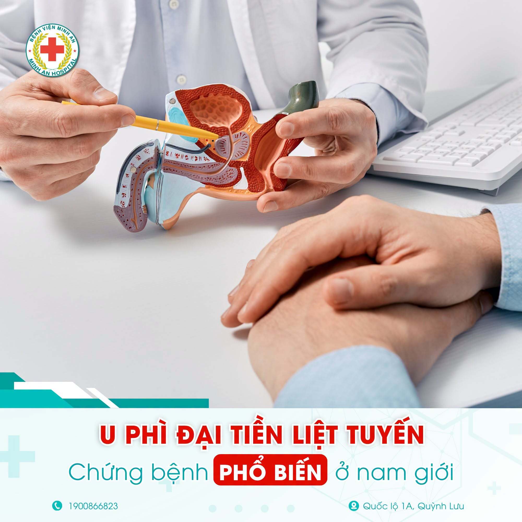 U phì đại tiền liệt tuyến: Chứng bệnh phổ biến ở nam giới trung niên và cao tuổi